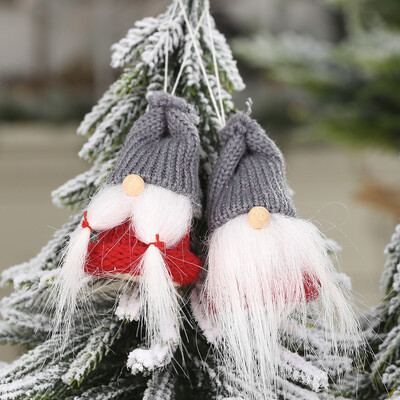 

〖Follure〗Christmas Plush Santa Old Man Doll Ornaments Creative Gift Xmas Tree Decoration