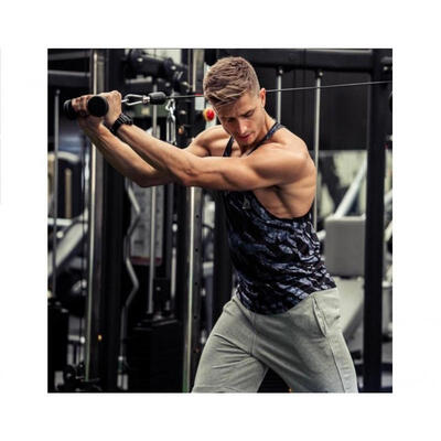 

The Hotsale  Stylish Men Gym Summer Fitness Sport Jogger Bodybuilding Workout Muscle Vest Tank Top