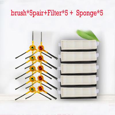 

Robot Vacuum Cleaner Side Brush Filters Set For Slim DA60 ecovacs deebot slim 2