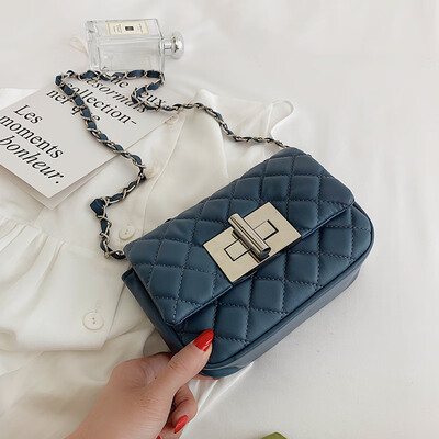 

Small fragrance rhombic chain summer new bag handbag 2019 new wild fashion single shoulder slung small square bag