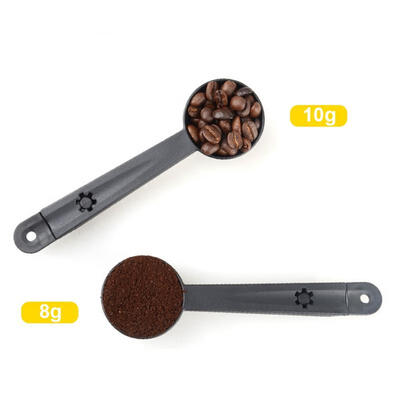 

Greensen Plastic Hand Drip Coffee Bean Powder 10g8g Measuring Spoon Scoop With a Brush