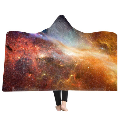 

Toponeto Cartoon 3D Plush Hooded Warm Blanket Dressing Blankets Hooded Blanket