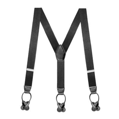 

Unisex Elastic Lengthen Trousers Strap Straight Stirrup SuspendersButtons