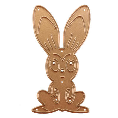 

Rabbit Cutting Dies Stencils Scrapbook Embossing DIY Craft Album Card Gift