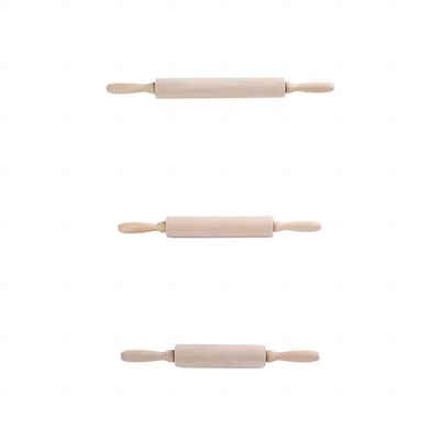 

Paint Wood Rolling Pin Bakeware Dessert Baking Cookies Dough Wooden Economic Roller
