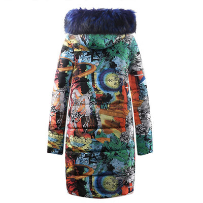 

Toponeto Womens Winter Long Down Cotton Ladies Parka Hooded Coat Quilted Jacket Outwear