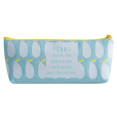 

Fruits Canvas Pencil Case Cute Creative Large-capacity Storage Stationery Bag