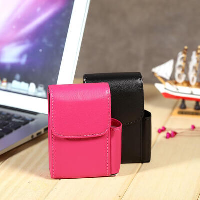 

Cigarette Case PU Leather Tobacco Pouch Lighter Holder Name Card Storage Container NewCigarette Case Cigarette Storage Holder
