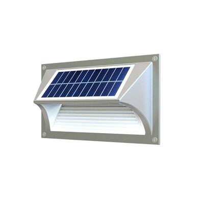 

Cast aluminum housing 5SMD LED solar outdoor wall lamp built-in lithium battery