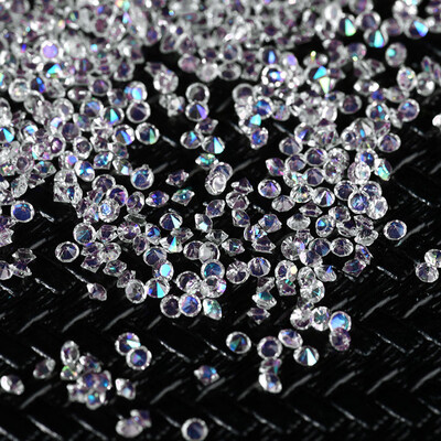 

Toponeto 2000Pcs 2MM DIY Diamond Table Confetti Clear Crystal Events Party Accessories
