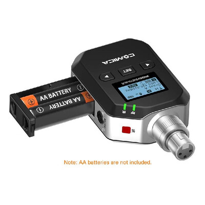 

CoMica WM200300-XLR 96-Channel UHF Cannon Interface Metal Wireless Microphone XLR Transmitter with LCF Auto Scanning Auto IR