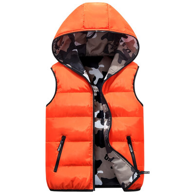 

YONGNUOMENGXUAN Down cotton vest double-sided parent-child equipment 14453
