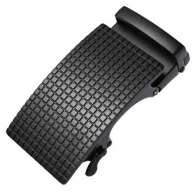 

Fashion plaid belt head mens buckle belt buckle automatic buckle belt lead LY36-0088