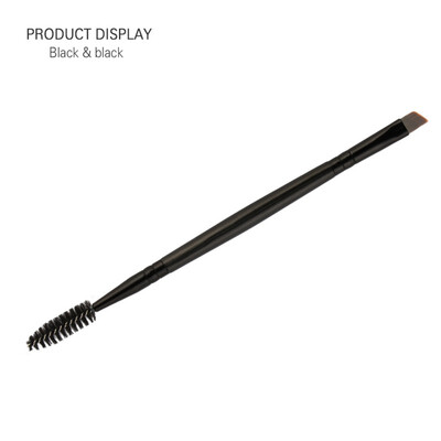 

1pcs 6 Colors Double Head Synthetic Hair Plastic Handle High Quality Pro Eyebrow & Eyelash Brush Tool Cosmetic Makeup Brush