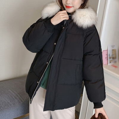 

Toponeto Fashion Women Winter Warm Cotton Hooded Winter Jacket Long-Sleeved Coat