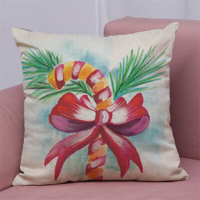 

Tailored New Christmas Cotton Linen Pillow Case Sofa Cushion Cover Home Decor