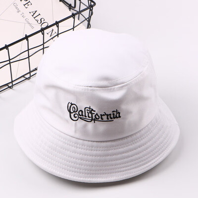

Fishermans hat female Japanese letter spring summer Korean hat male personality casual hundred basin hat sun hat sun hat tide