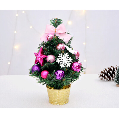 

〖Follure〗Artificial Tabletop Mini Christmas Tree Decorations Festival Miniature Tree