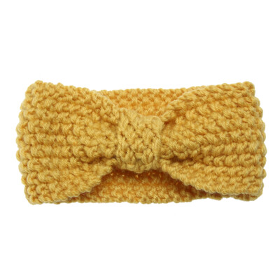 

Kids Baby Infants Warm Wool Knit Headband Turban Stretch Knot Hairband