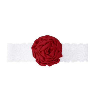 

Baby Girls Rose Flower Lace Headbands Newborn Infant Party Elastic Hairband