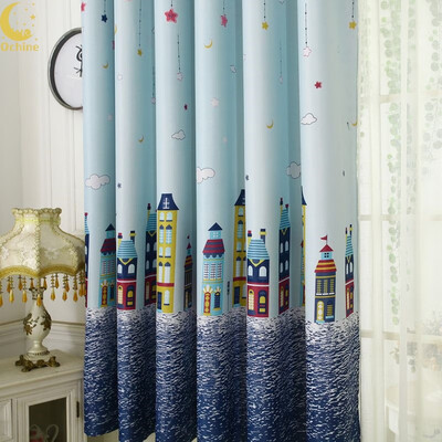 

100200cm Curtains And Tulle Room Curtains Drapery French Bay Window Printed Curtain Window Blinds Home Textile