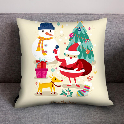 

Tailored Print Pillow Case Polyester Sofa Car Cushion Cover Home Decor