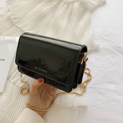 

Tailored Fashion Ladies Fashion Chain Solid Color Versatile Shoulder Bag Messenger Bag