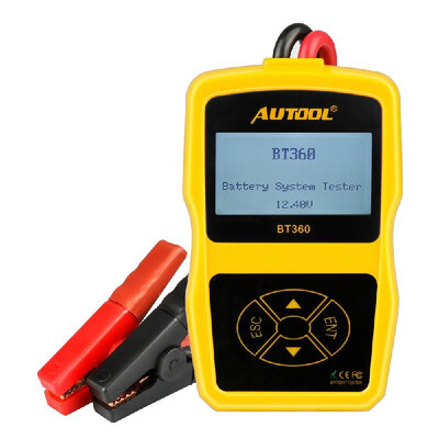 

BT360 12V Car Battery Tester Digital Auto Test Analyzer CCA Scanner Vehicle Batteries Cranking Charging Diagnostic Tools