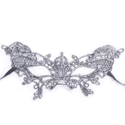 

Tailored Masquerade Lace Mask Catwoman Halloween Cutout Prom Party Mask Accessories