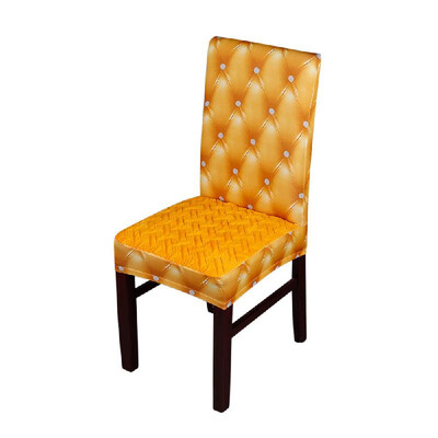 

3D Printing Spandex Stretchable Dining Chair Seat Covers Dustproof Ceremony Chair Slipcovers Protectors Wedding Events Decoration