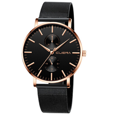 

Gobestart Women Quartz Date Watches Luxury Brand Stainless Steel Strap Mens Wrist Watch