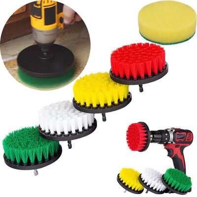 

〖Follure〗5Pcs Grout Power Scrubber Cleaning Brush Cleaner Combo Tool Kit