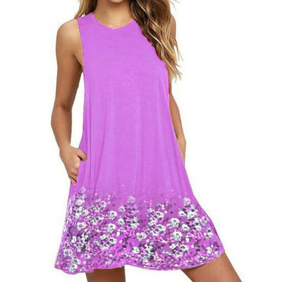 

Women Casual Short Sleeve Solid Loose Tunic Top Shirt Blouse Dress Plus Size
