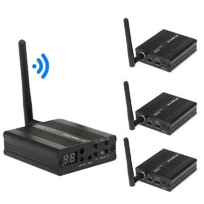 

TP-WIRELESS TP-WT02 24GHz Digital Wireless HDCD Audio Adapter Music Sound Transmitter Receiver for Power Amplifier Speaker