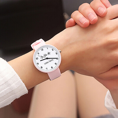

Supply childrens watch cartoon pattern silicone quartz watch small fresh digital watch