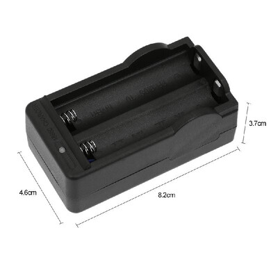

Dual-slot Battery Charger 18650 Charger Charging Box Auto-Stop Charging with LED Indicator Professional Charger