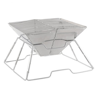 

Greensen Stainless Steel Foldable Rack for BBQ Charcoal Grill Outdoor Cooking Household Kitchen Tools