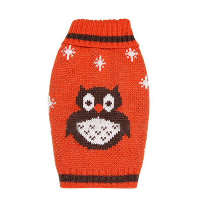 

Owl Design Chicdog Crochet Dog Sweater Knit Sweater Pet Dog Puppy Small Dogs Winter Clothes