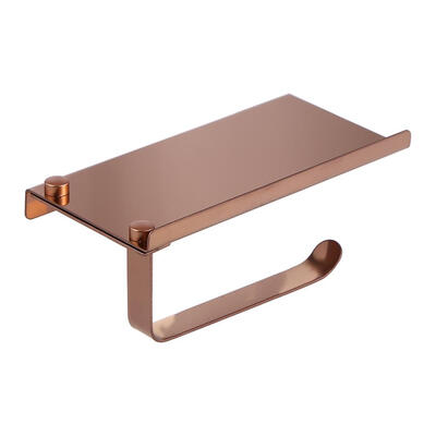 

Wall Mounted Paper Towel Rack Stainless Steel Bathroom Tissue Holder Shelf