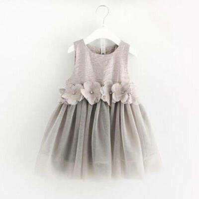 

Flower Girl Princess Dress Baby Kid Party Wedding Bridesmaid Formal Tutu Dresses