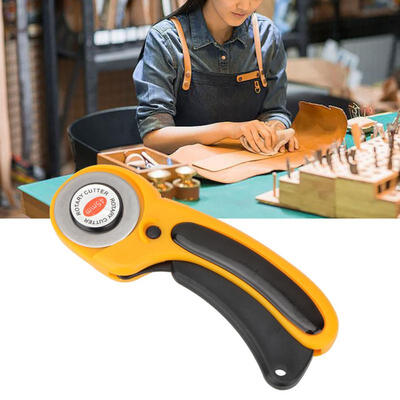 

Greensen 45mm Cloth Leather Rotary Cutter for Quilting Fabric Sewing DIY Accessories