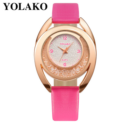 

YOLAKO Watch Women Bracelet Ladies Watch With Rhinestone Clock Womens Vintage Fashion Dress Wristwatch Relogio Feminino Gift 533