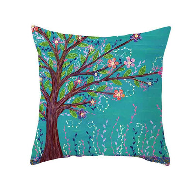 

〖Follure〗Natural Pattern Printing Dyeing Sofa Bed Home Decor Pillow Cover Cushion Cover