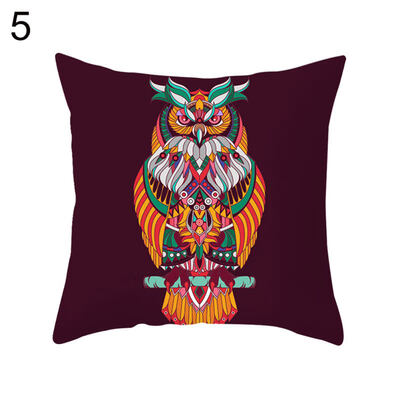 

Mandala Elephant Heart Square Throw Pillowcase Cushion Cover Home Office Decor