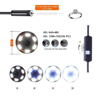 

Wireless 3 in 1 Waterproof USB Port 7mm Visual Lens Mini Camera Portable Inspection Cam