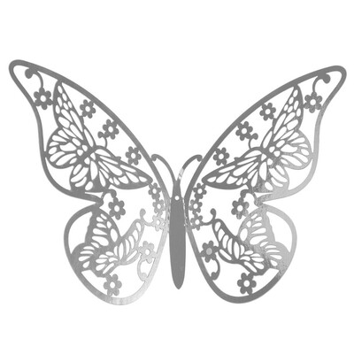 

〖Follure〗12PCS Butterfly Mirror Decoration Home Room Art 3D DIY Wall Stickers