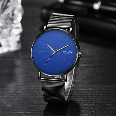 

Gobestart Fashion Casual Unobtrusive Simple Single Business Net With Strap Mens Watch