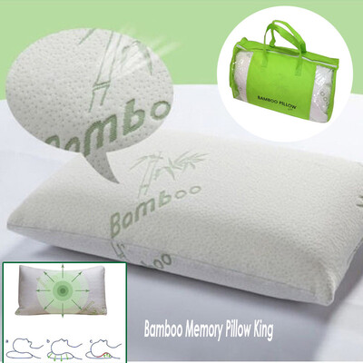 

High Comfort King Size Bamboo Pillow White