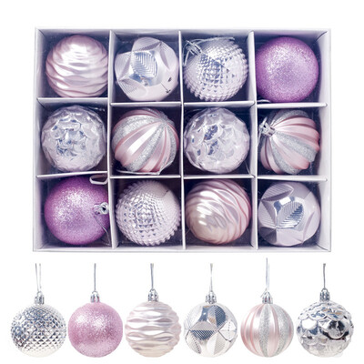 

12pcs New Year Christmas Tree Ball Baubles Hanging Ornament Xmas Home Decoration