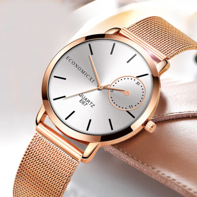 

RM Womens Ladies Watch Stainless Steel Rose Gold Watches Quartz Wrist Watch